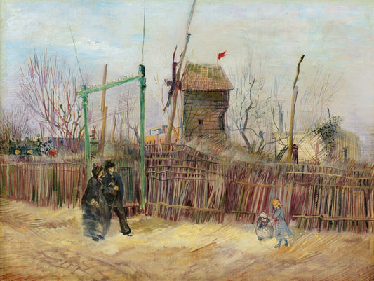 🎡Gatebilde i Montmartre Vincent van Gogh (1887)