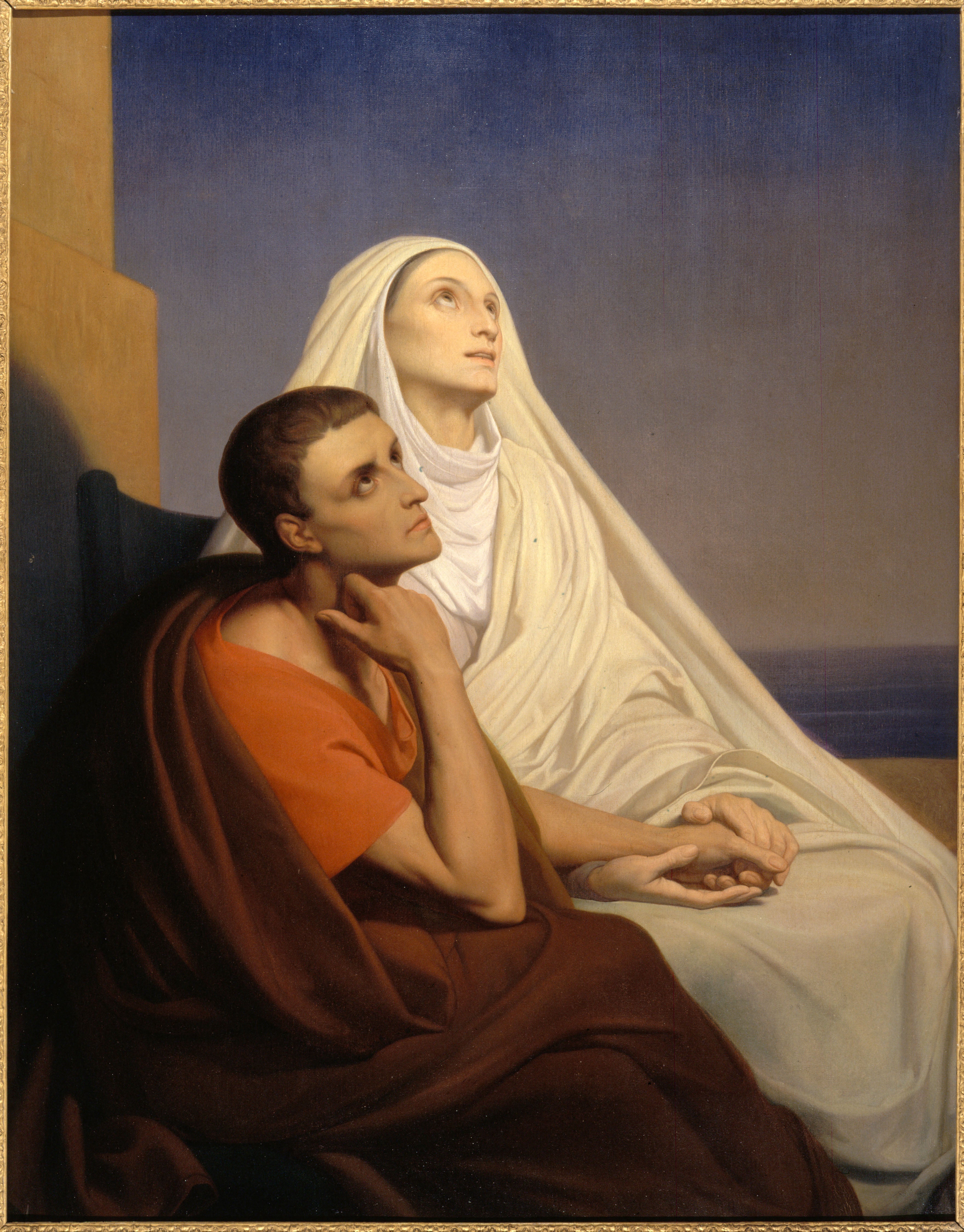 Saint Augustin et Sainte Monique - Ary Scheffer - Alpha Reproduction