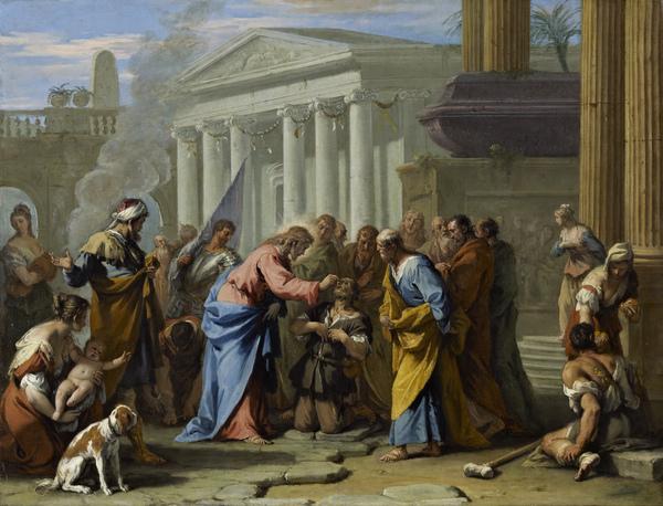 Le Christ guérit l’aveugle - Sebastiano Ricci - Alpha Reproduction
