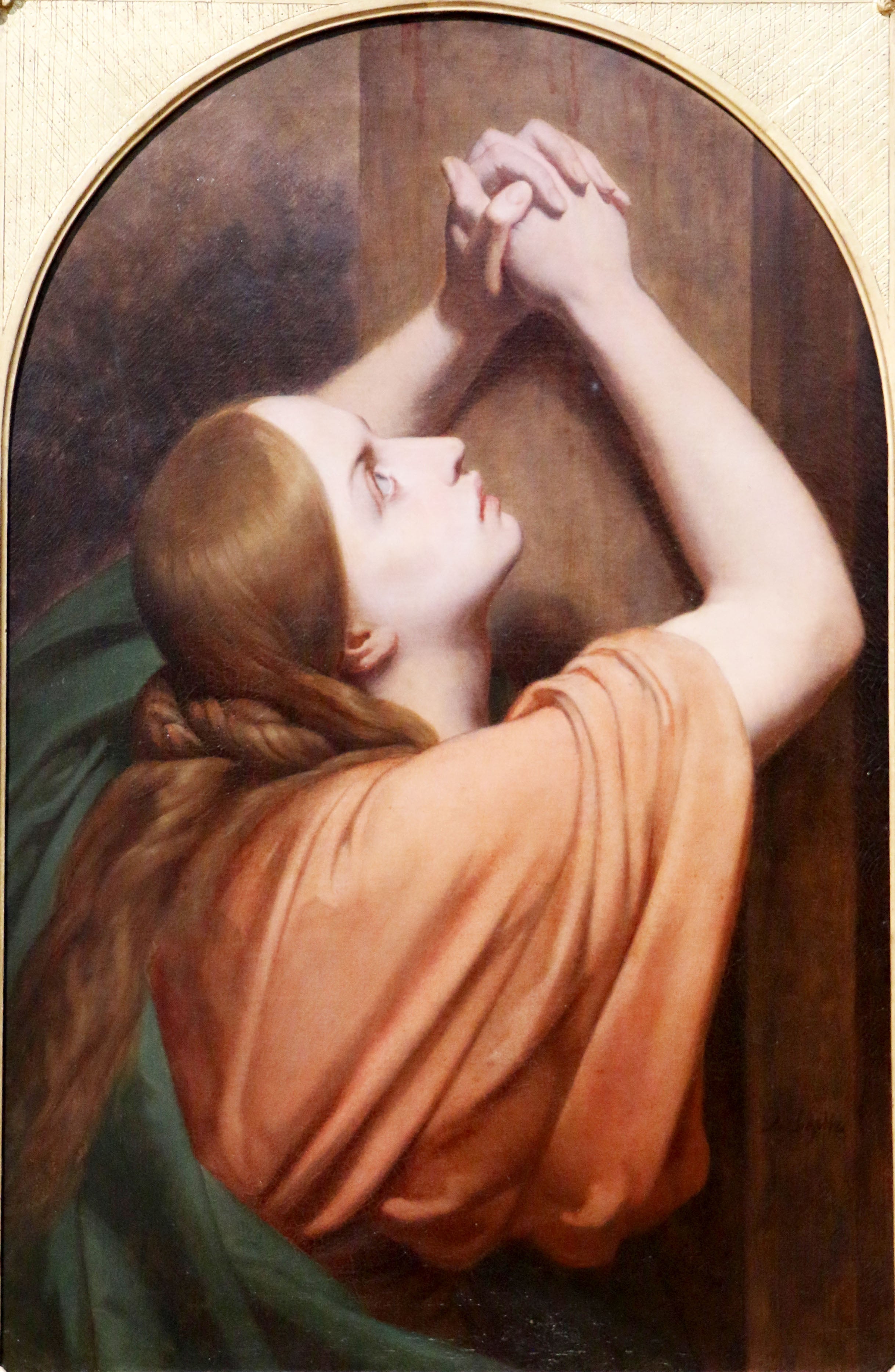 Marie-Madeleine au pied de la croix - Ary Scheffer - Alpha Reproduction