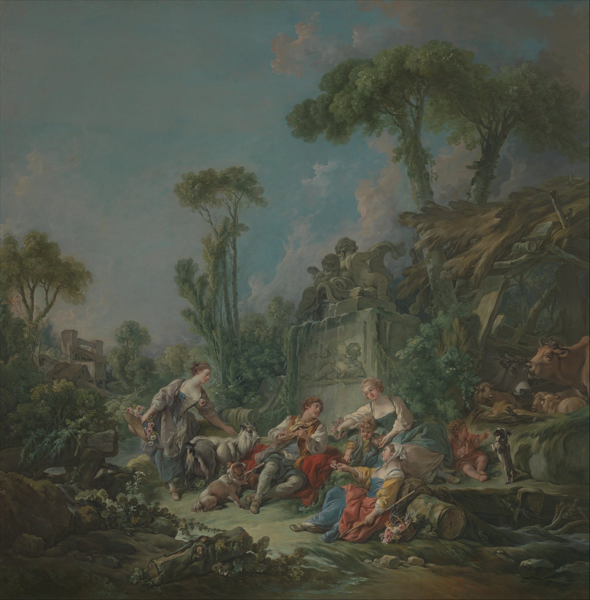 L'idylle du berger - François Boucher