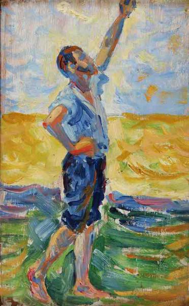 Reproduction du tableau « Étude pour 'Le temps d'harmonie' - Paul Signac » par Alpha Reproduction en peinture à l’huile