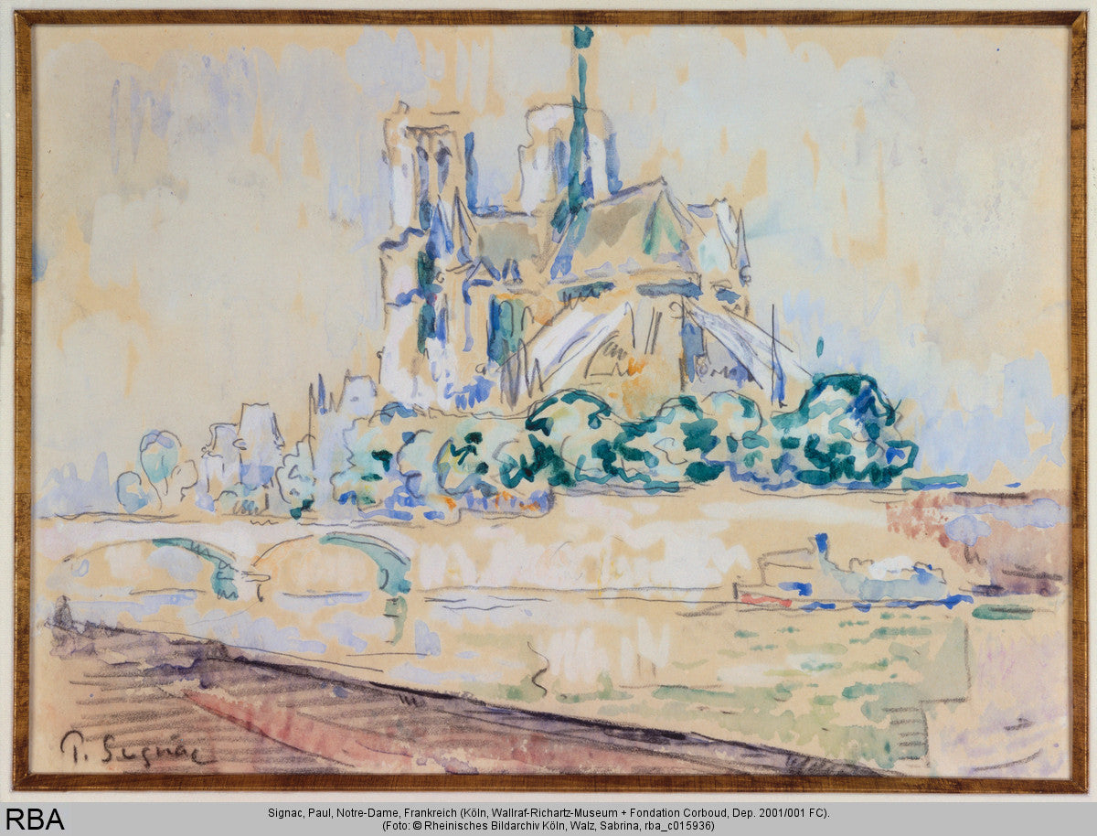 Reproduction du tableau « Notre-Dame - Paul Signac » par Alpha Reproduction en peinture à l’huile