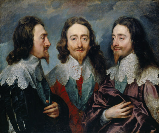 👑 Trippelportrett av Charles I – Anthony van Dyck (ca. 1635–1636)