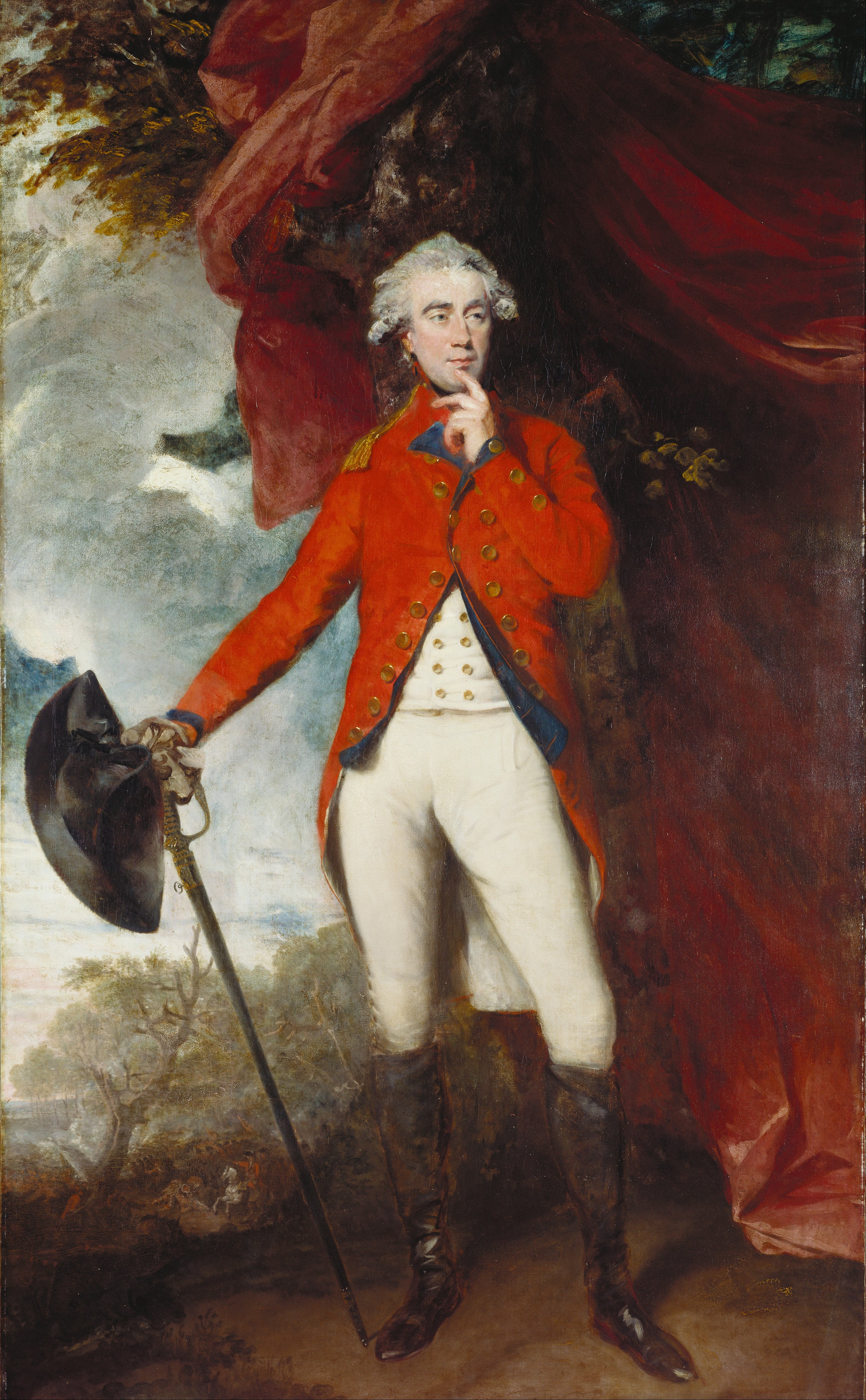 Portrait de Francis Rawdon-Hastings Lord Moira - Joshua Reynolds