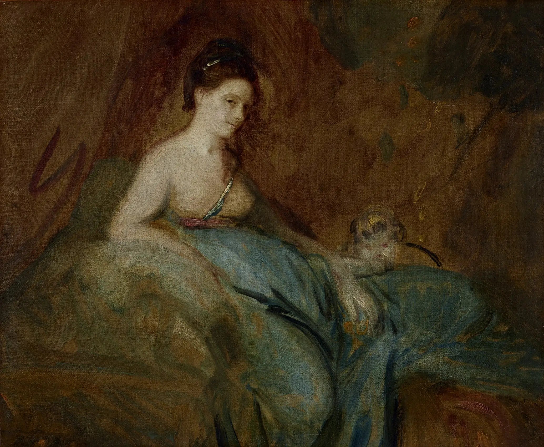 L’actrice Kitty Fisher dans le rôle de Danae - Joshua Reynolds - Alpha Reproduction
