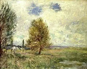 Slettene i Veneux-Nadon - Alfred Sisley