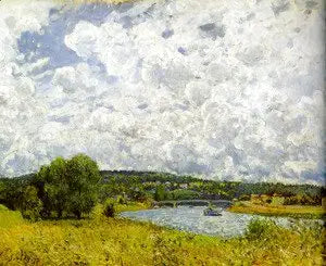 Seinen ved Suresnes - Alfred Sisley