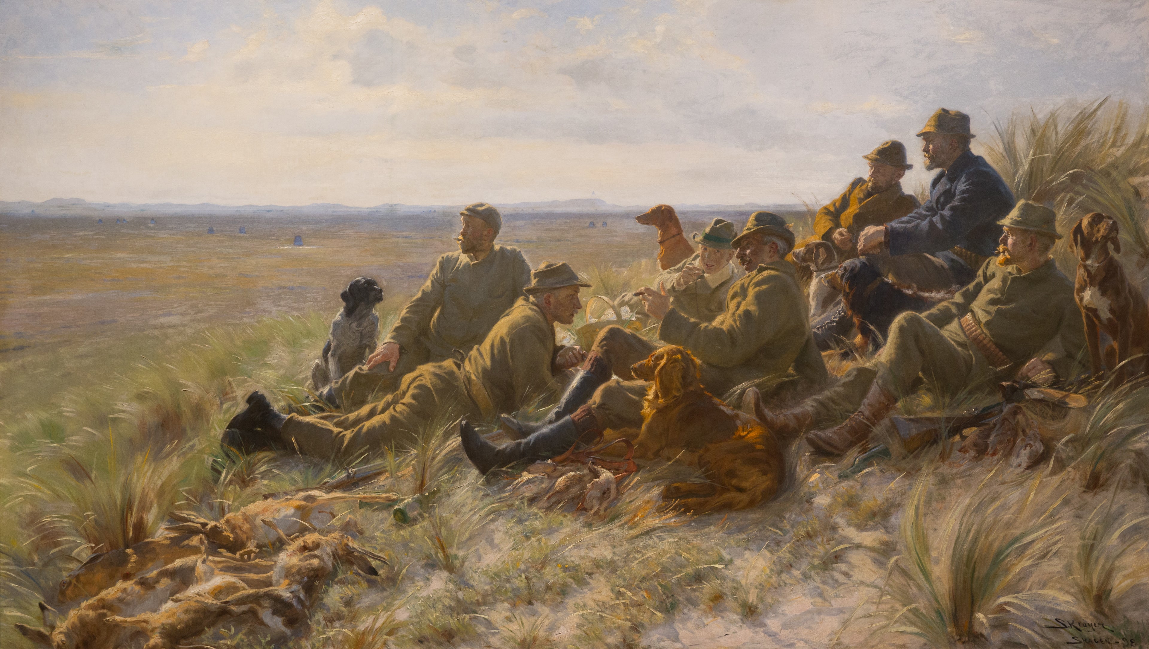 Jaktfolkene i Skagen - Peder Severin Krøyer