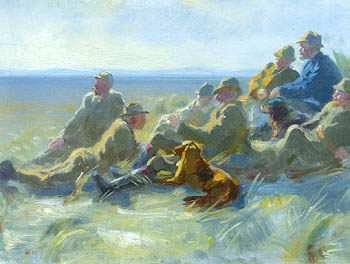 Chasseurs de Skagen. Étude - Peder Severin Krøyer