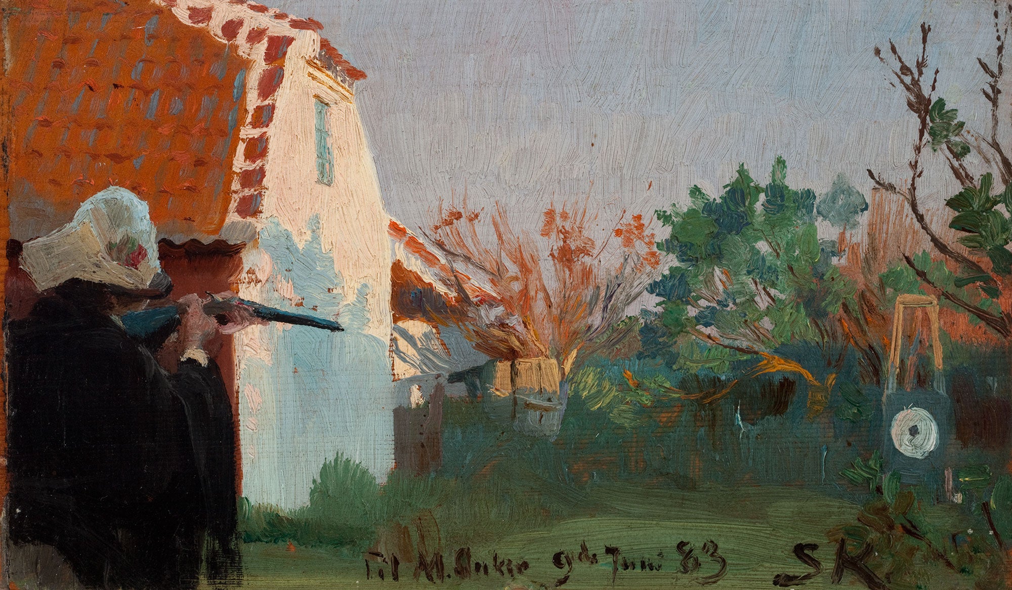 Skiveskydning. 9 juin 1883 - Peder Severin Krøyer