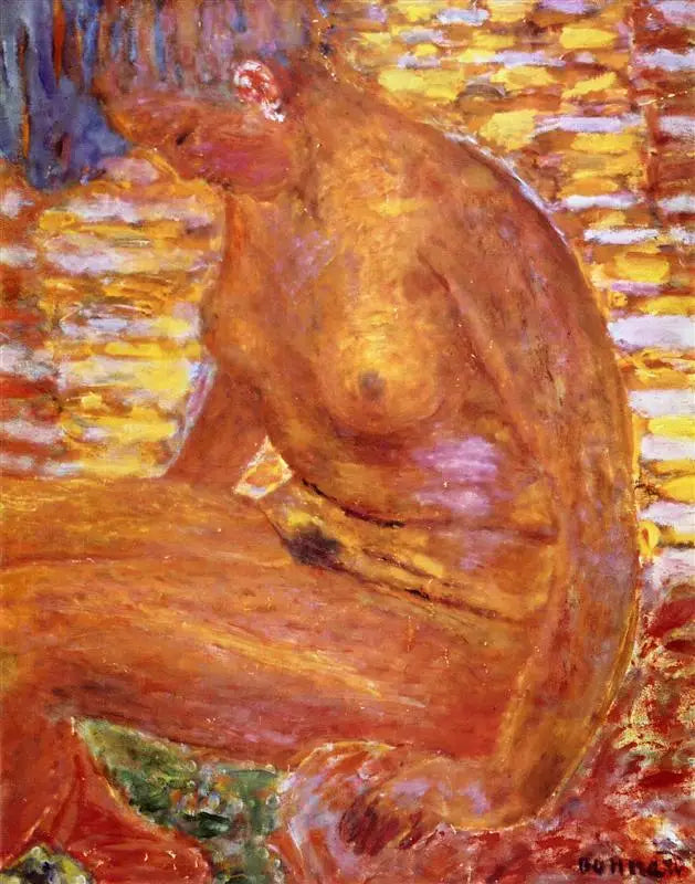 Reproduction du tableau « Nu sombre - Pierre Bonnard » par Alpha Reproduction en peinture à l’huile