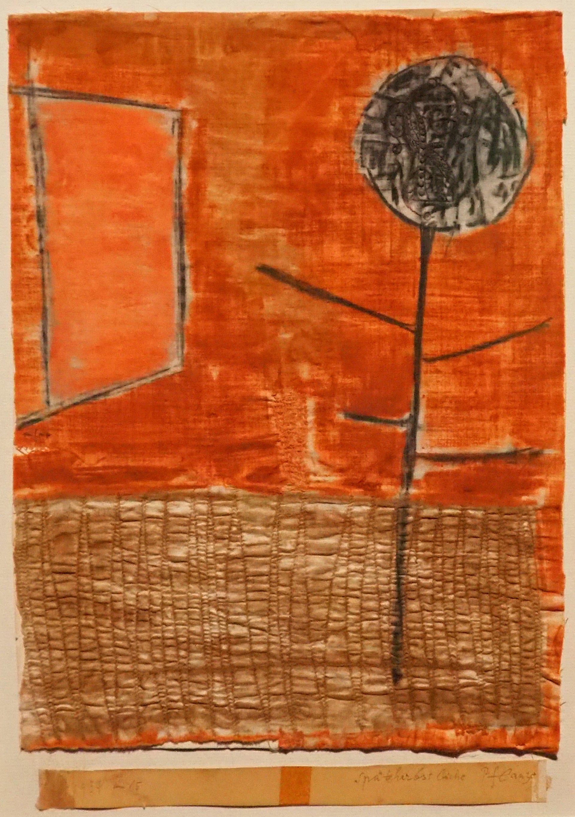 Plant in late automn — Paul Klee