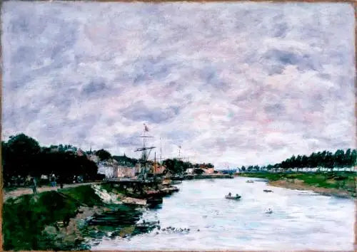 Reproduction du tableau « Saint-Valéry-sur-Somme - Eugène Boudin » par Alpha Reproduction en peinture à l’huile