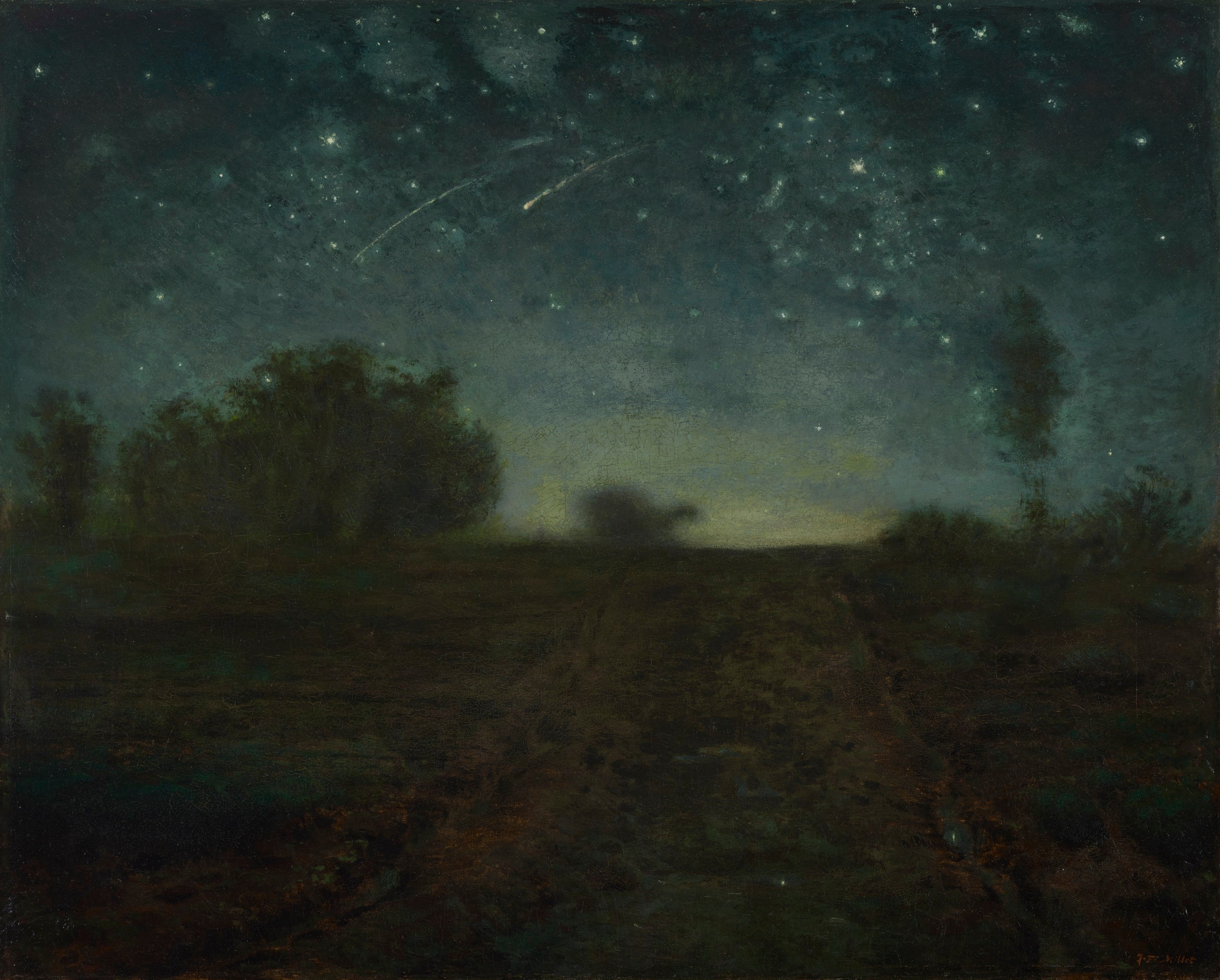 La Nuit étoilée - Jean-François Millet