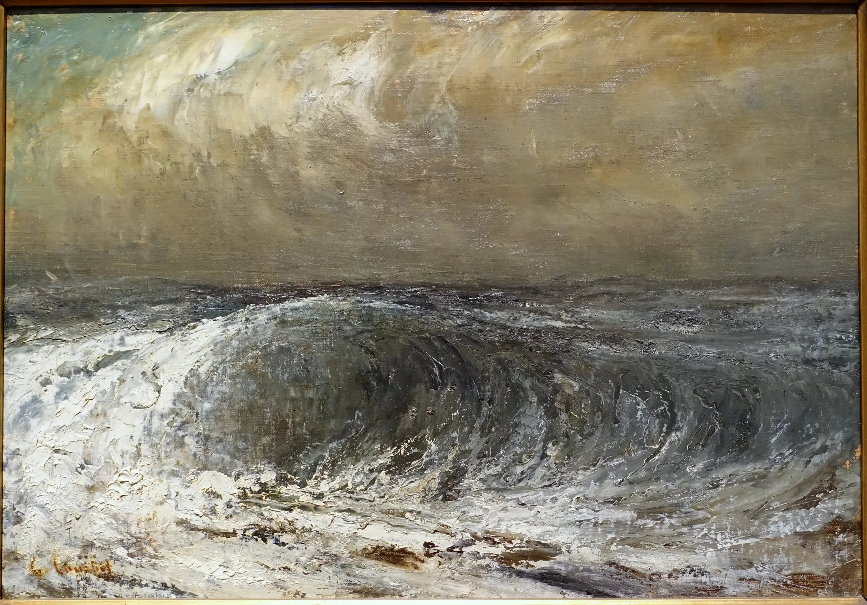 Mer agitée - Gustave Courbet - Alpha Reproduction