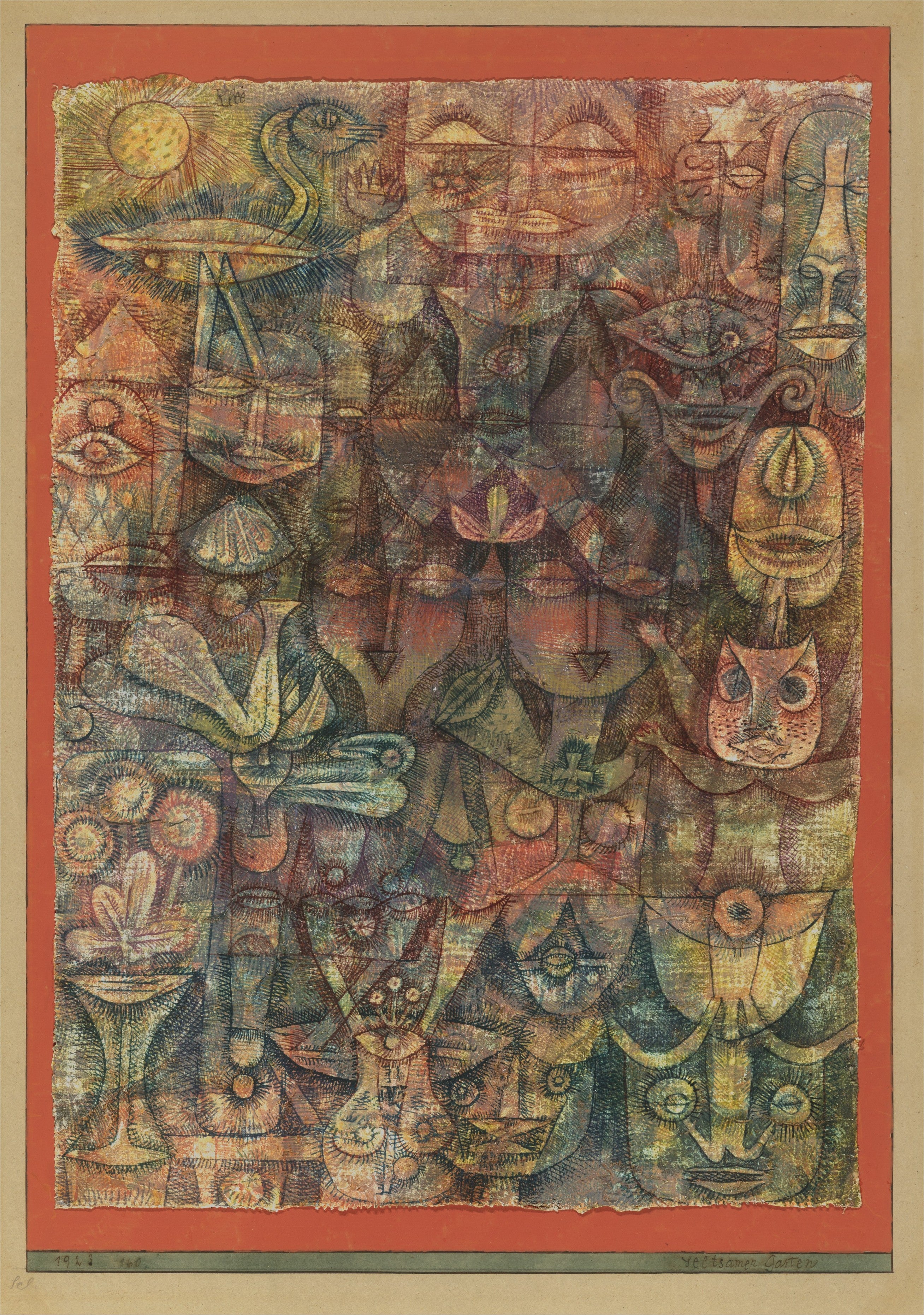 Merkelig hage - Paul Klee