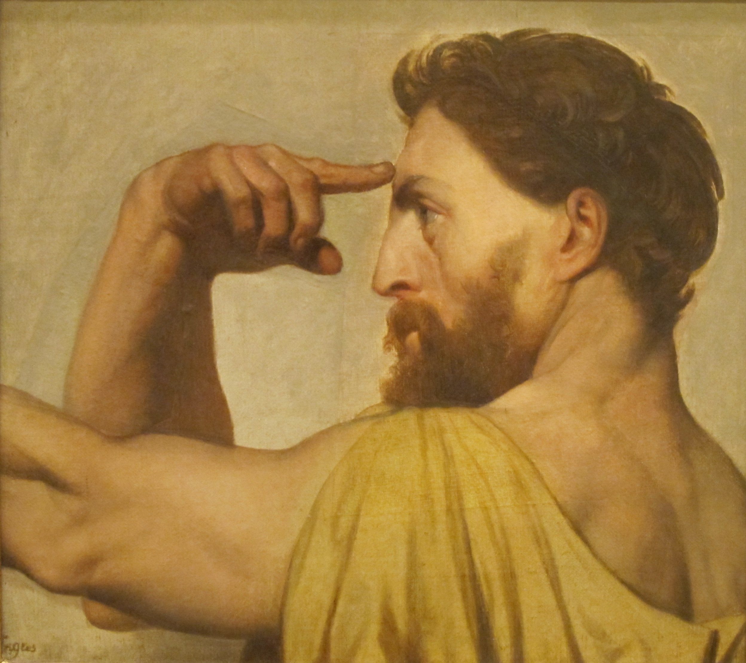 Phidias, studie for apoteosen av Homer - Jean-Auguste-Dominique Ingres