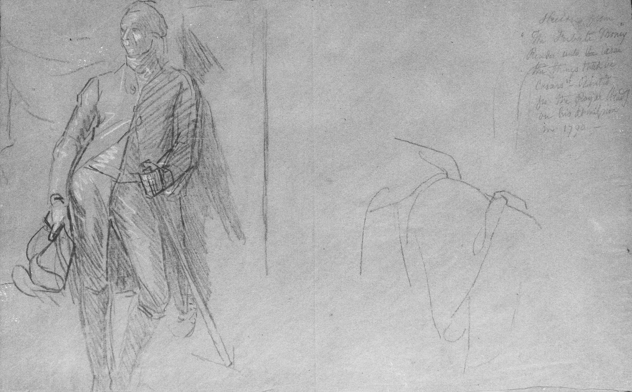 Étude pour « Elkanah Watson » - John Singleton Copley