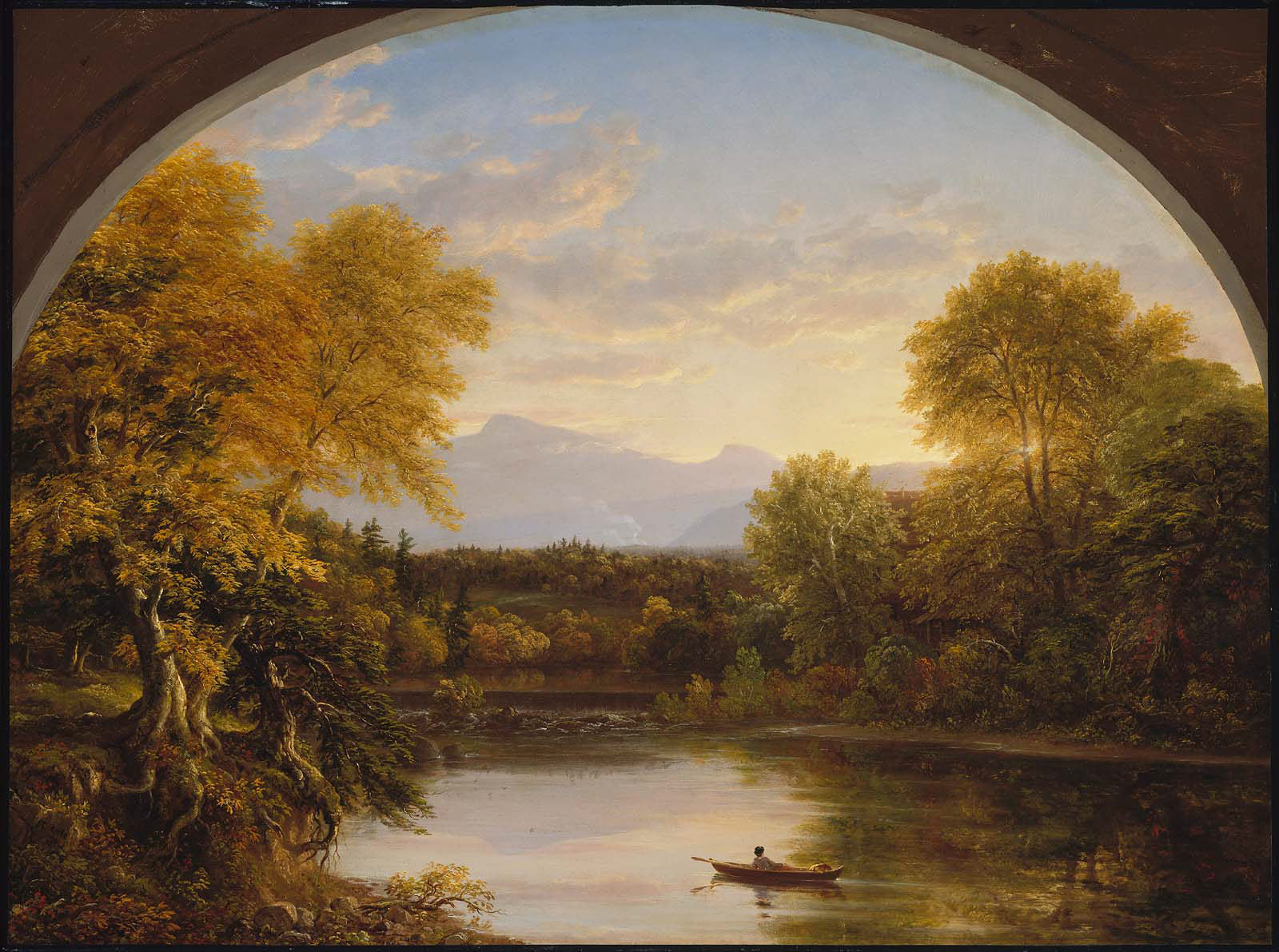 Coucher de soleil dans les Catskills - Thomas Cole