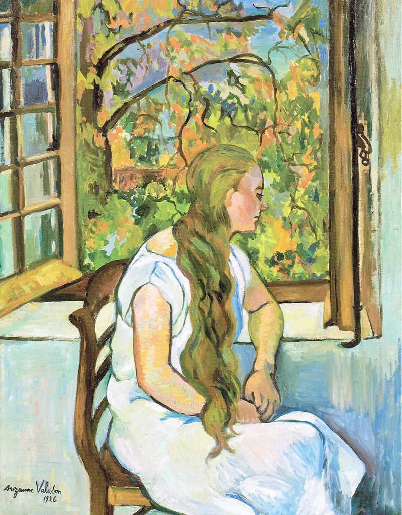 Germaine Utter à sa fenêtre - Suzanne Valadon