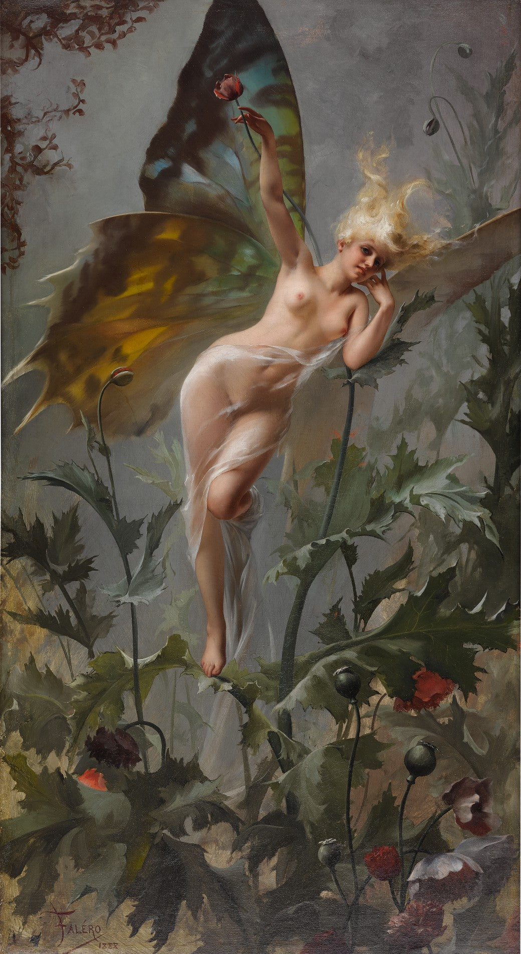 La Fée du Coquelicot - Luis Ricardo Falero