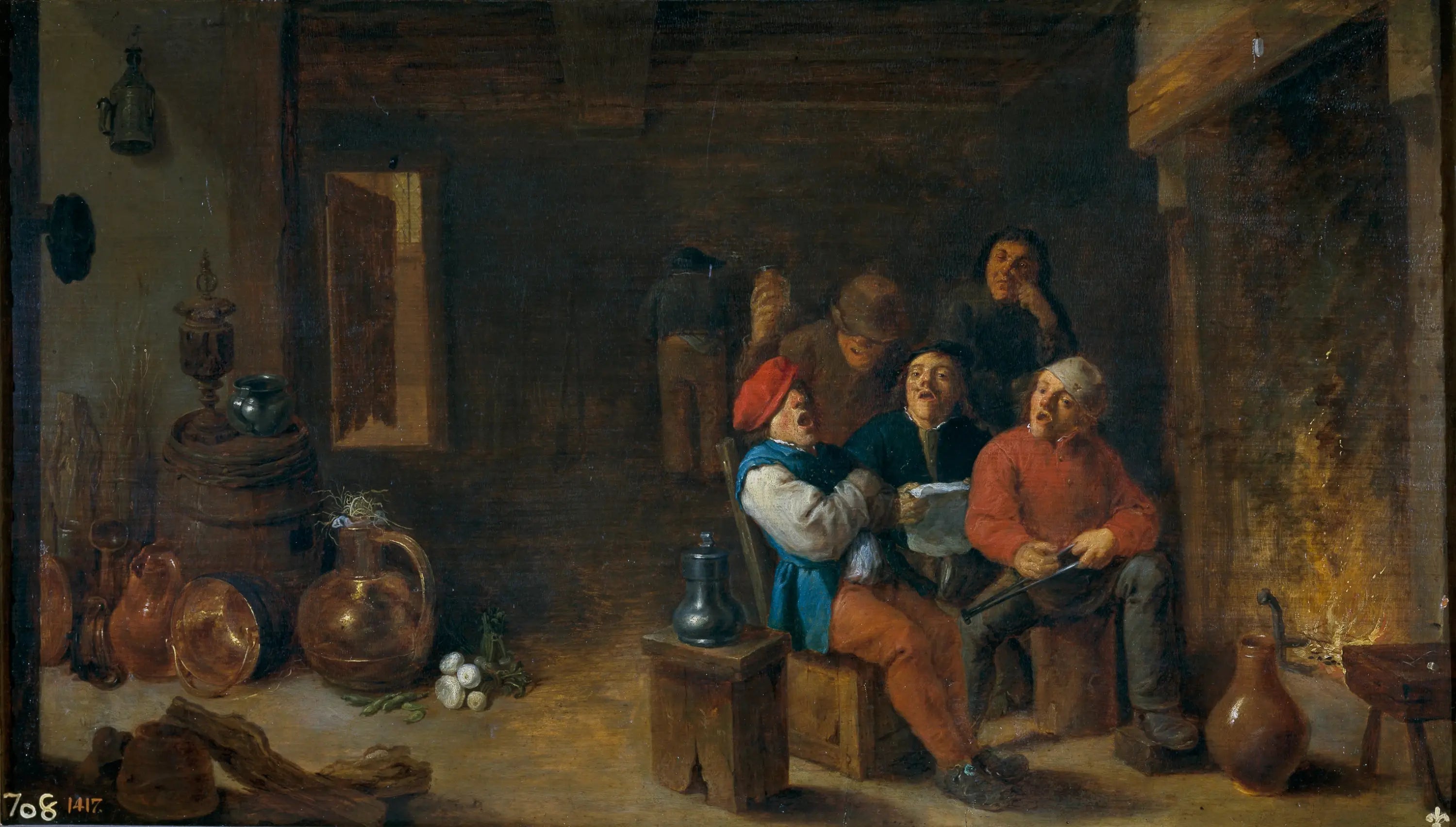Musique dans la cuisine - David Teniers le Jeune - Alpha Reproduction