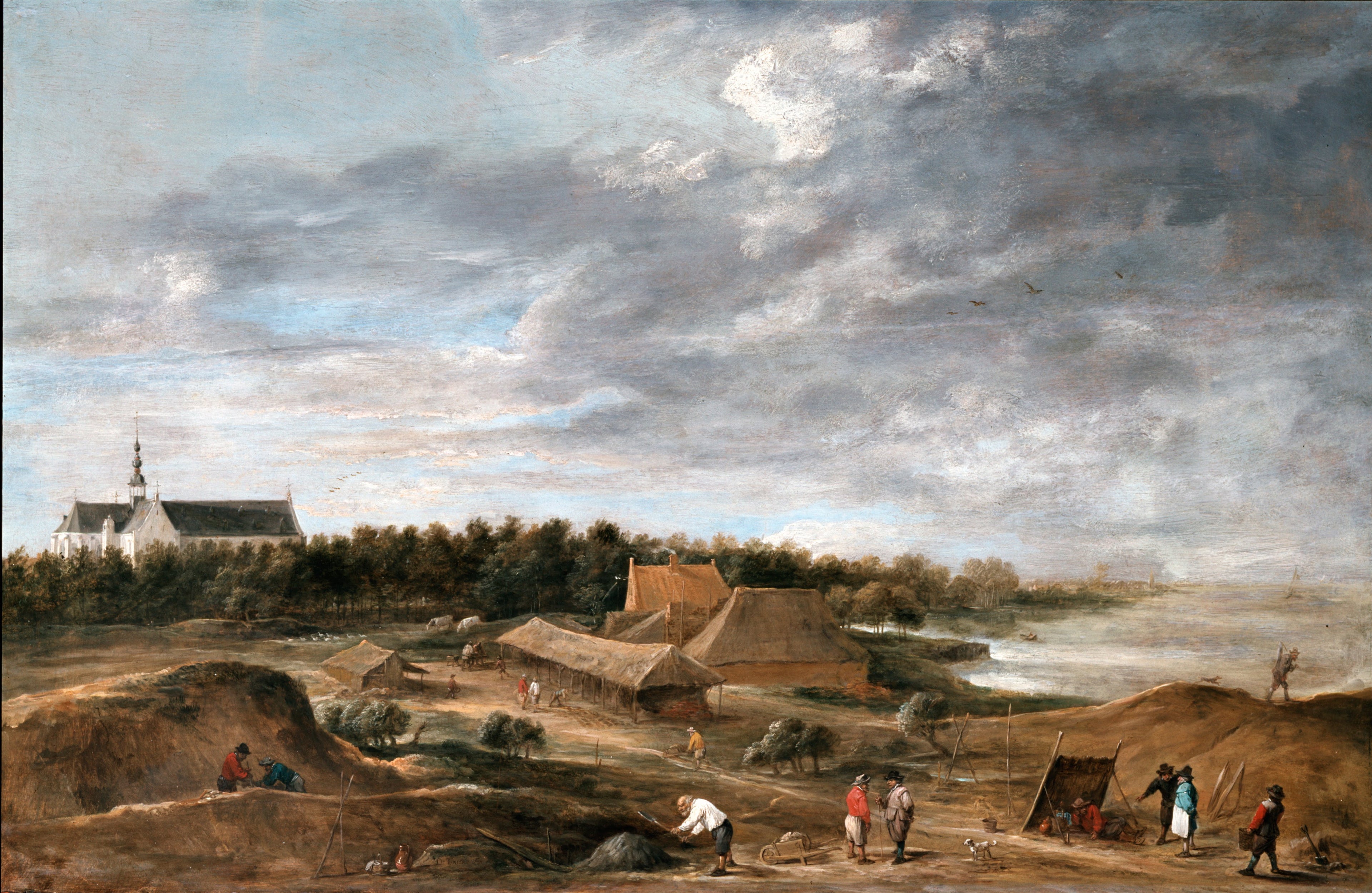 Briqueteries près de Hemiksem - David Teniers le Jeune