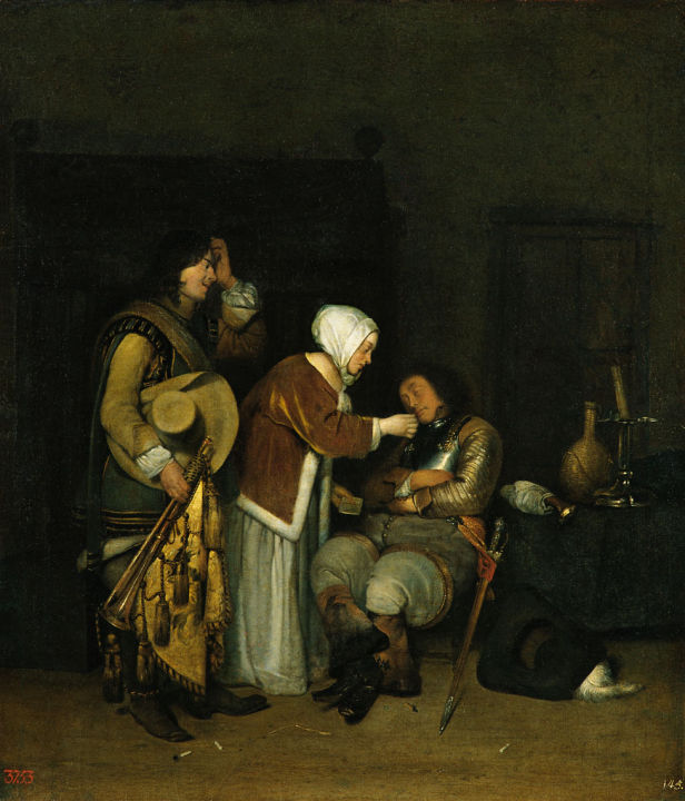 Lettre à un soldat endormi - Gerard ter Borch
