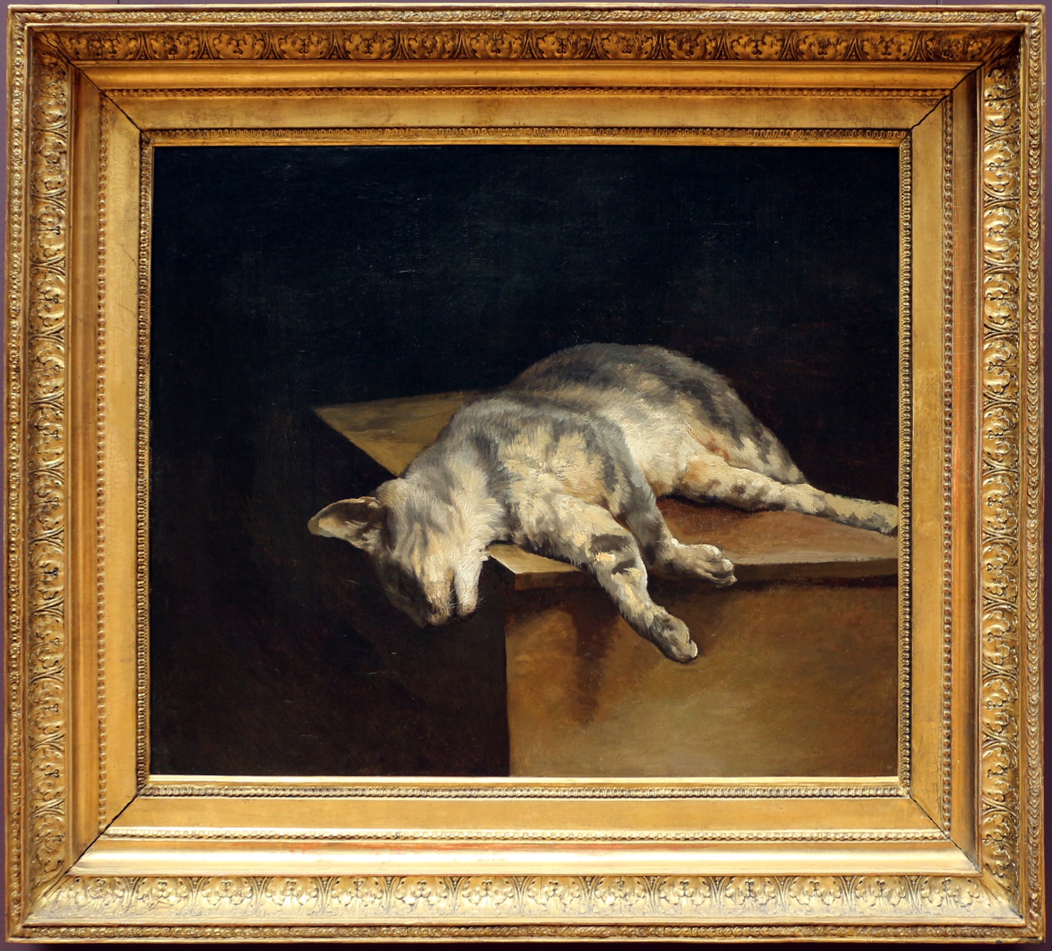 Reproduction du tableau « Chat mort - Théodore Géricault » par Alpha Reproduction en peinture à l’huile