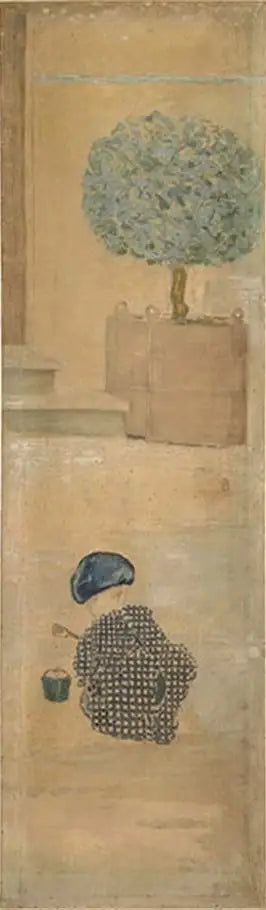 Barnet med sandkaken - Pierre Bonnard