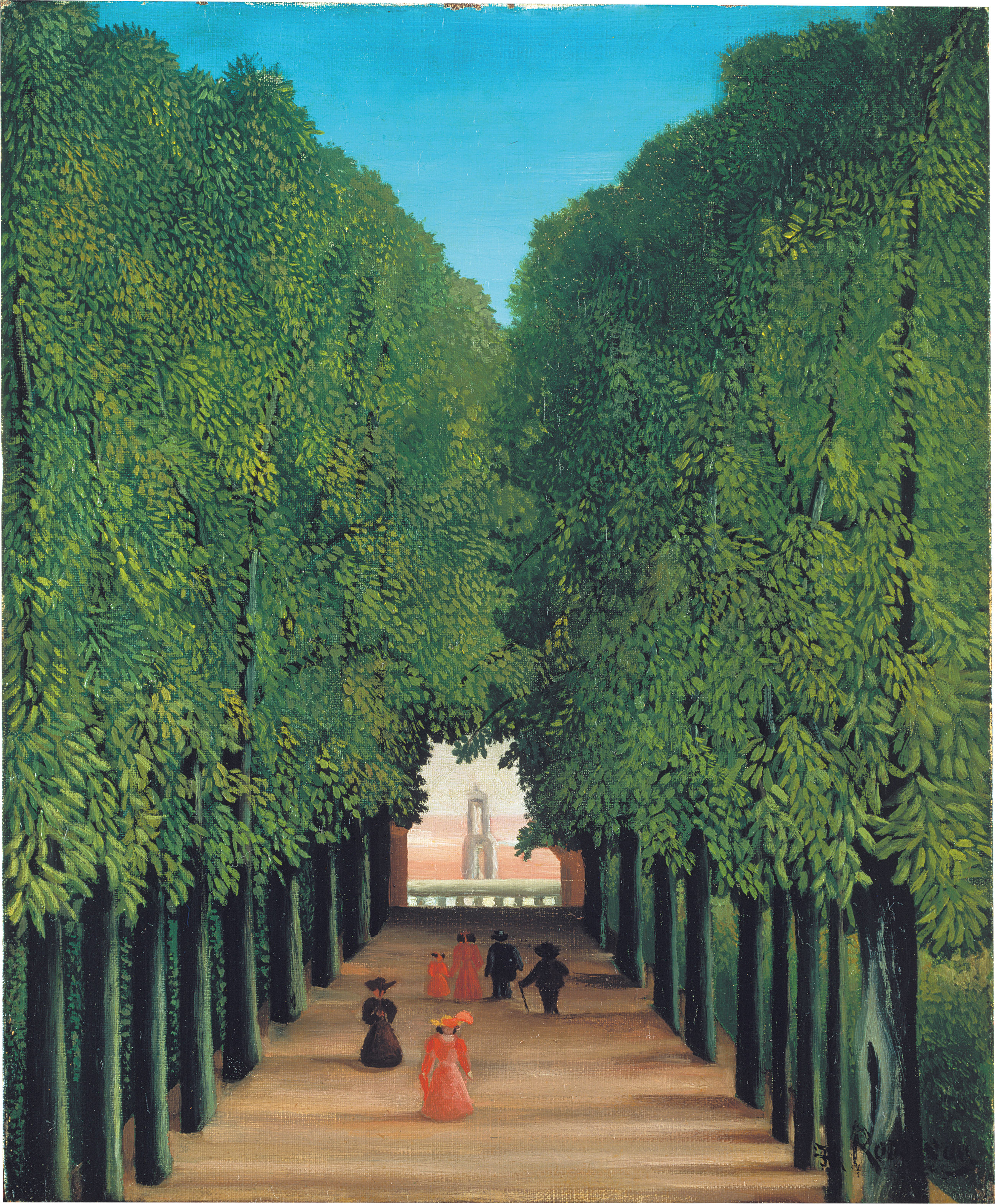 L'Avenue du parc de Saint-Cloud - Henri Rousseau