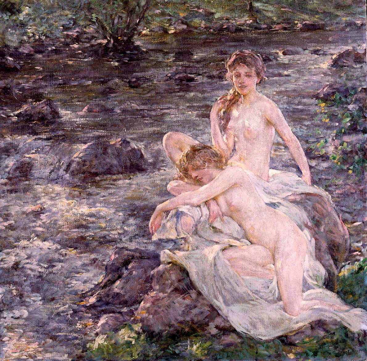 Les baigneurs - Robert Lewis Reid - Alpha Reproduction