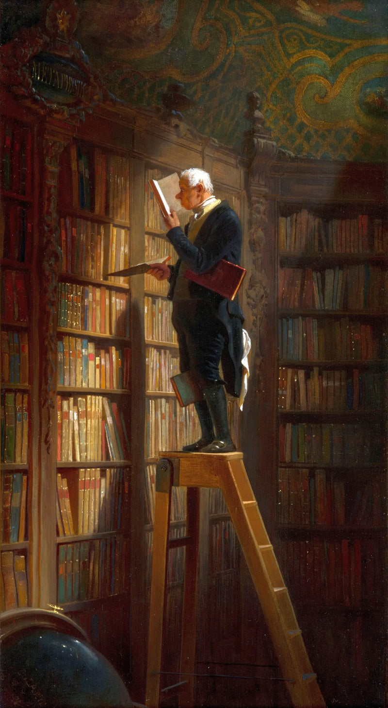 Bibliotekmusen - Carl Spitzweg