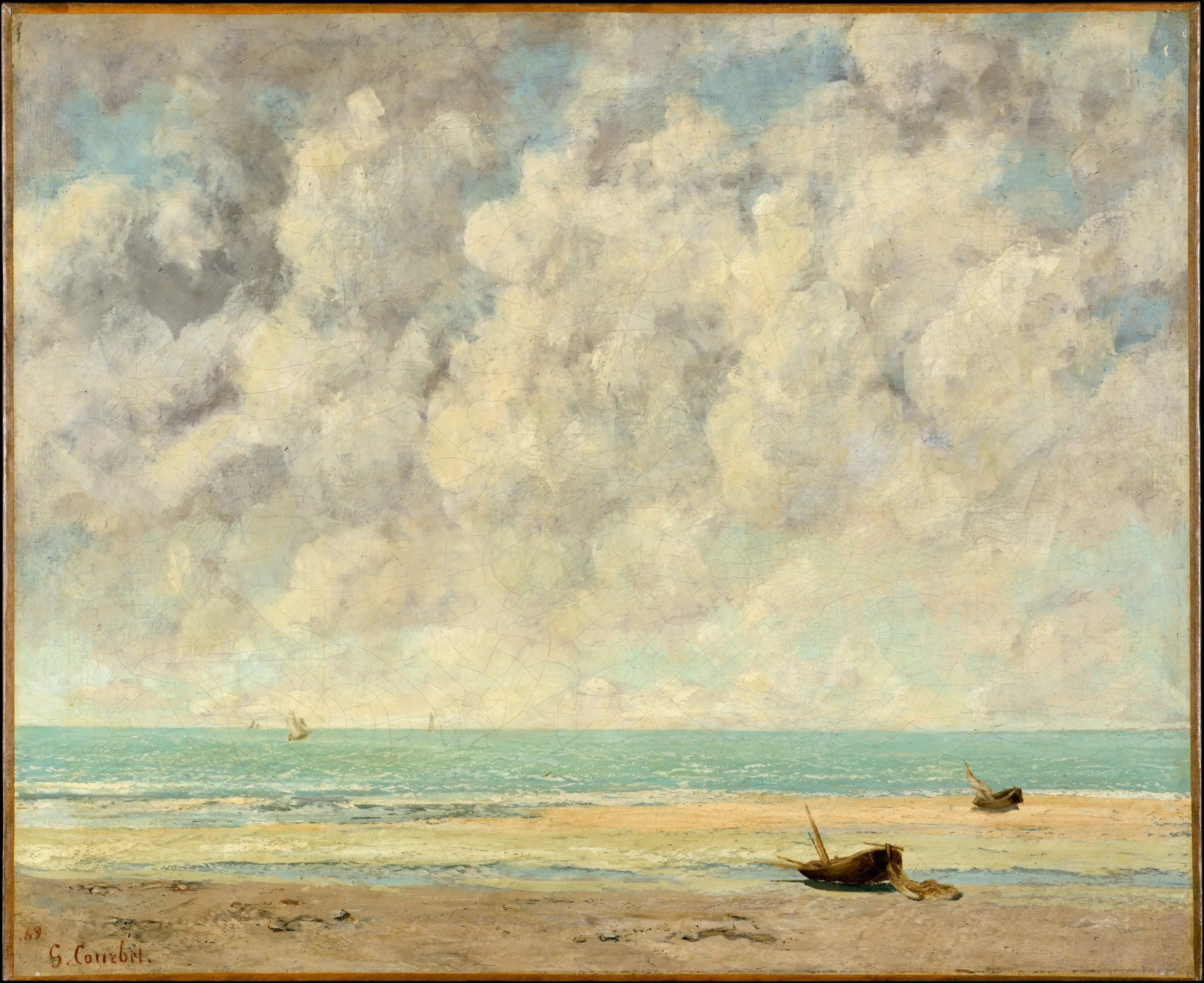 Mer calme - Gustave Courbet - Alpha Reproduction