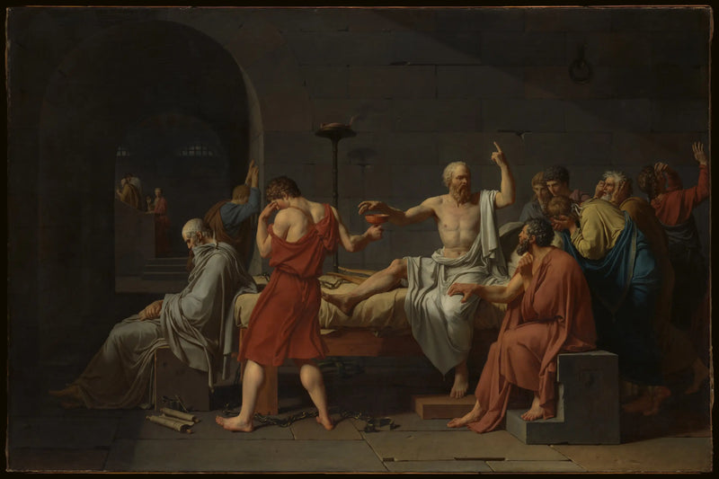 Sokrates' død - Jacques-Louis David