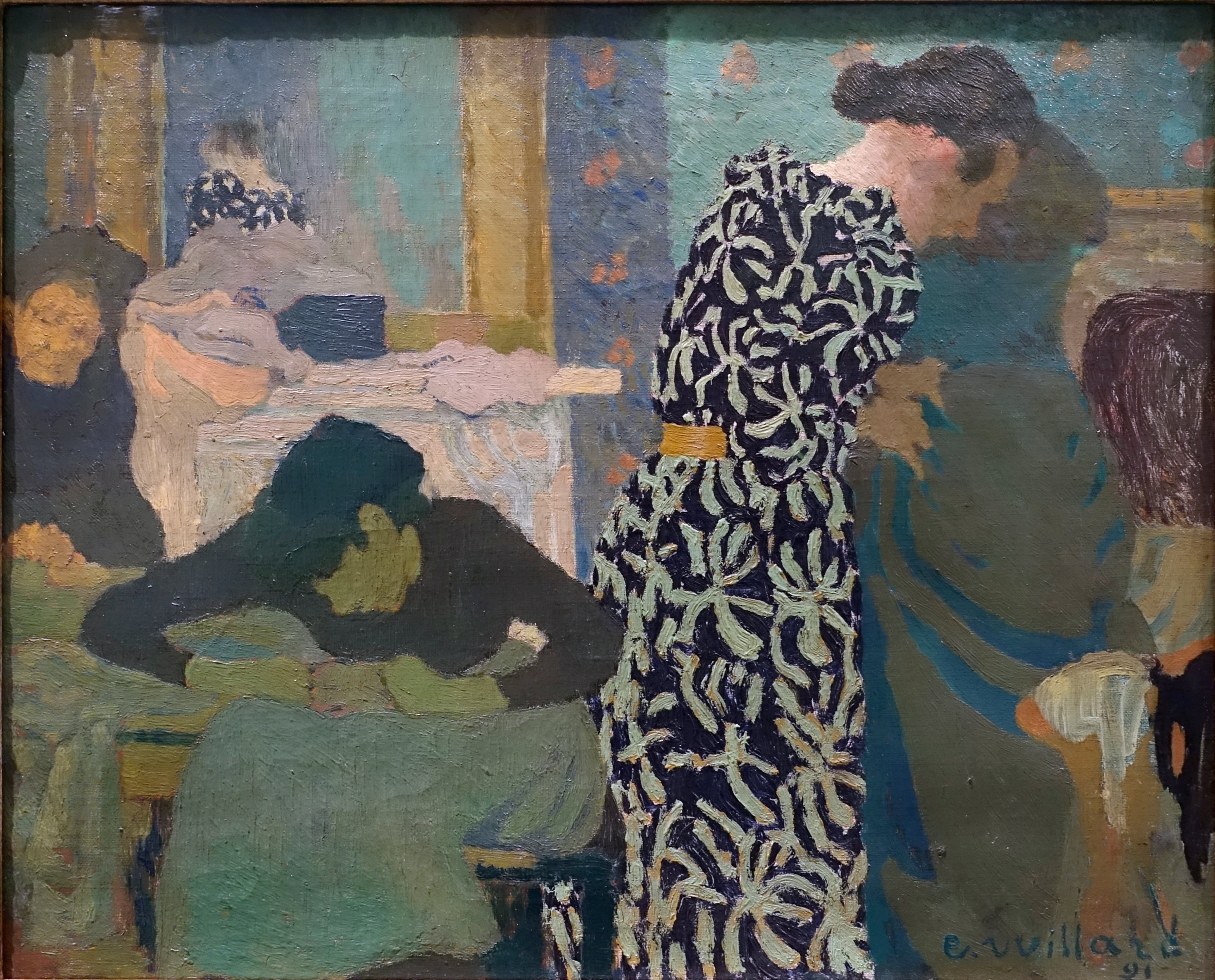 La robe à ramages - Édouard Vuillard