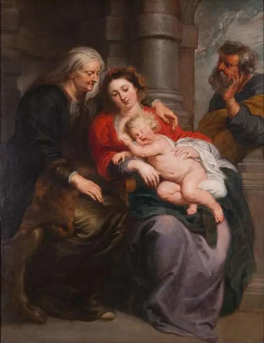 Sainte Famille avec sainte Élisabeth - Peter Paul Rubens - Alpha Reproduction
