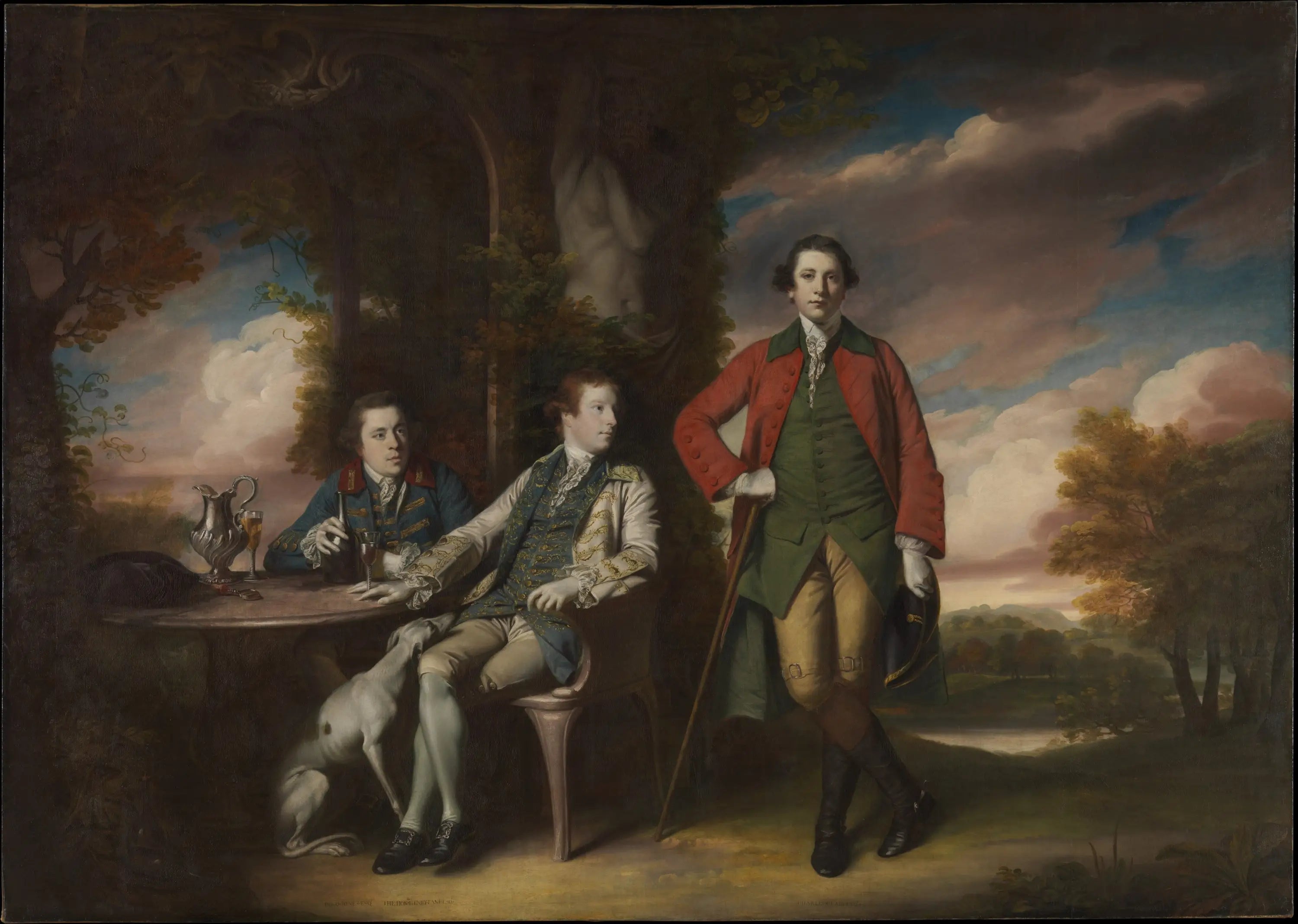 L’honorable Henry Fane (1739–1802) avec Inigo Jones et Charles Blair - Joshua Reynolds - Alpha Reproduction