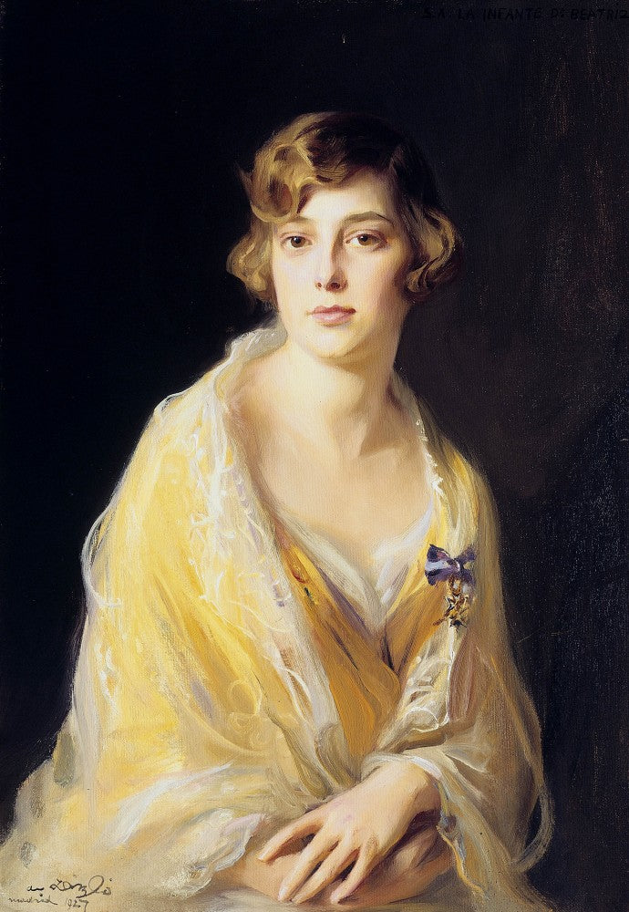 Portrait de l'infante Béatrice de Bourbon - Philip de László