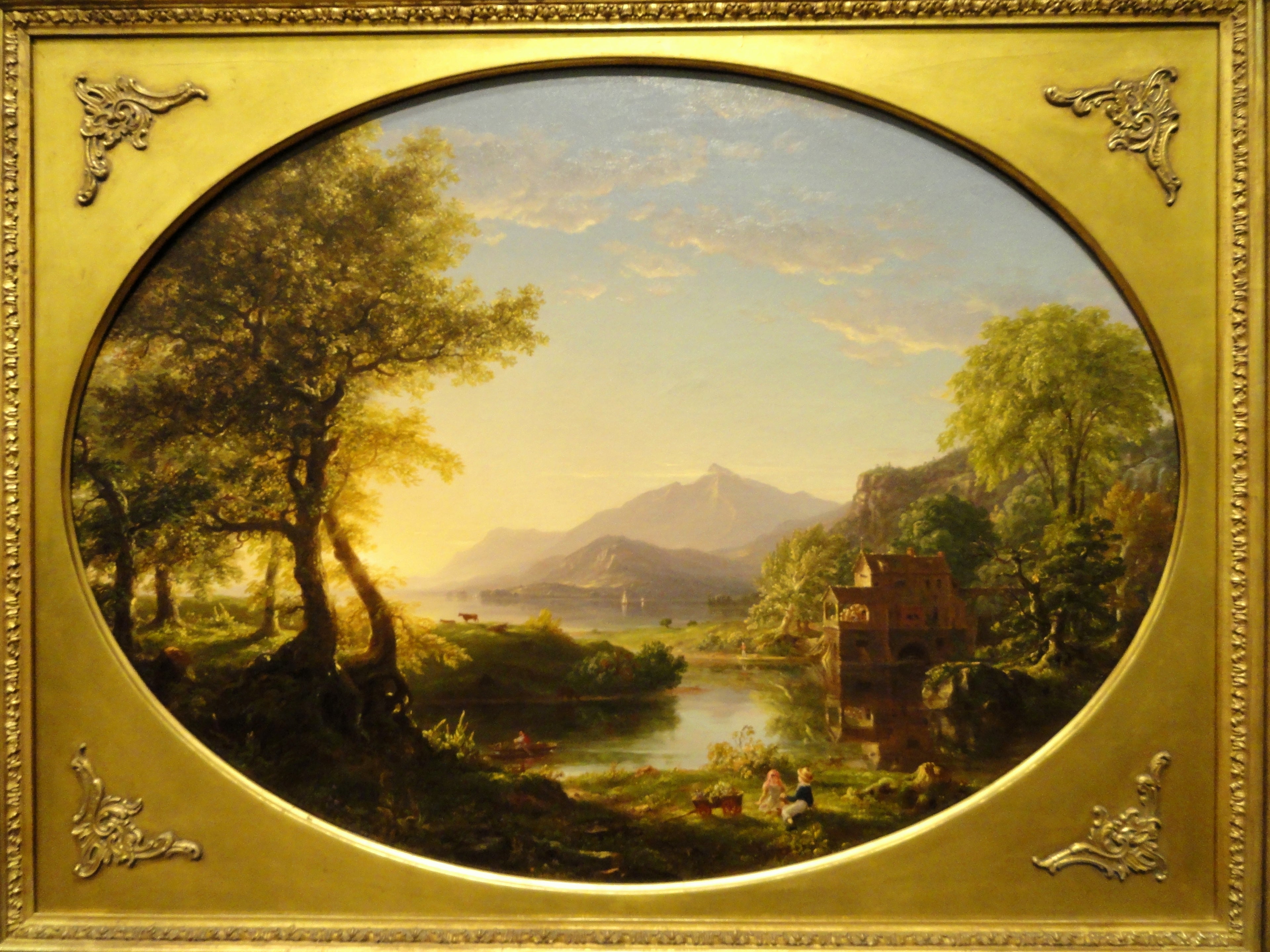 Le Moulin, coucher de soleil - Thomas Cole