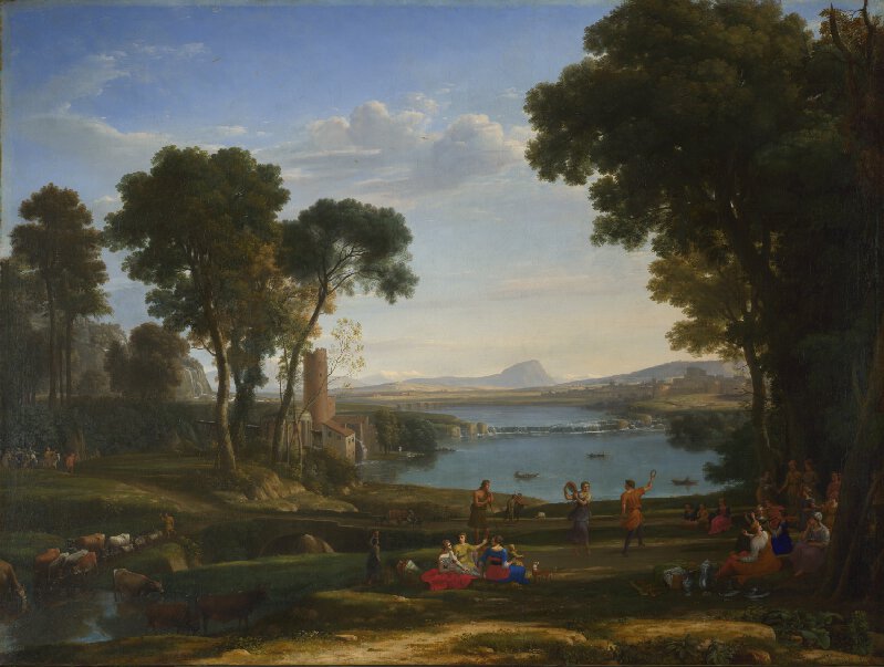 Paysage avec le mariage d'Isaac et Rebecca - Claude Lorrain