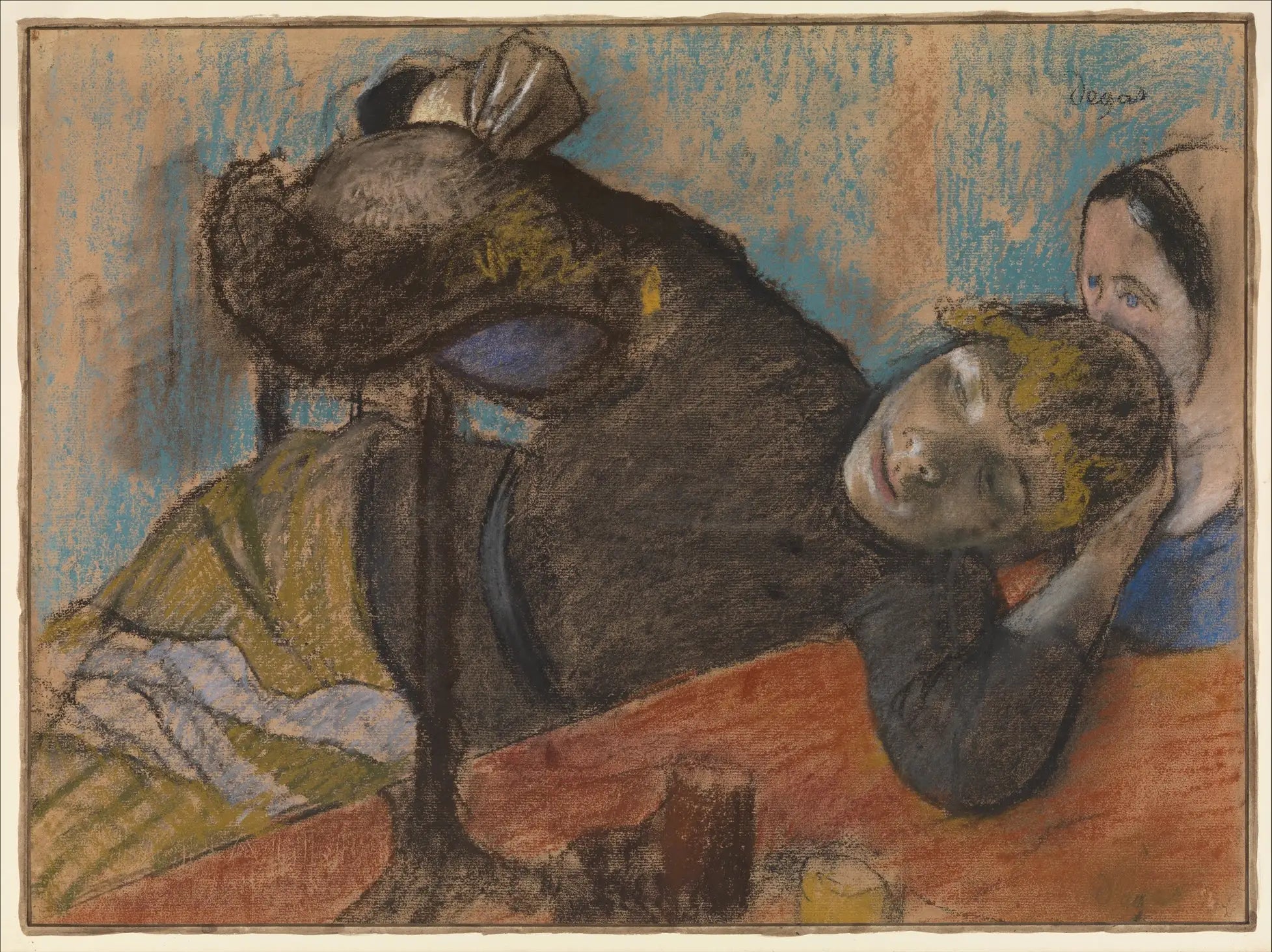 Reproduction du tableau « La modiste - Edgar Degas » par Alpha Reproduction en peinture à l’huile