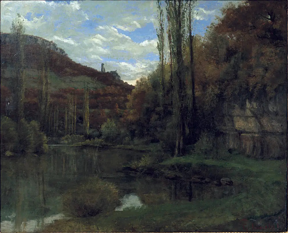 Le Miroir de Scey - Gustave Courbet - Alpha Reproduction