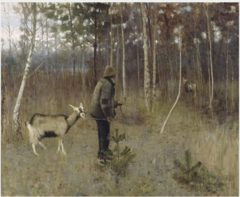 Le retour des chèvres - John Lavery