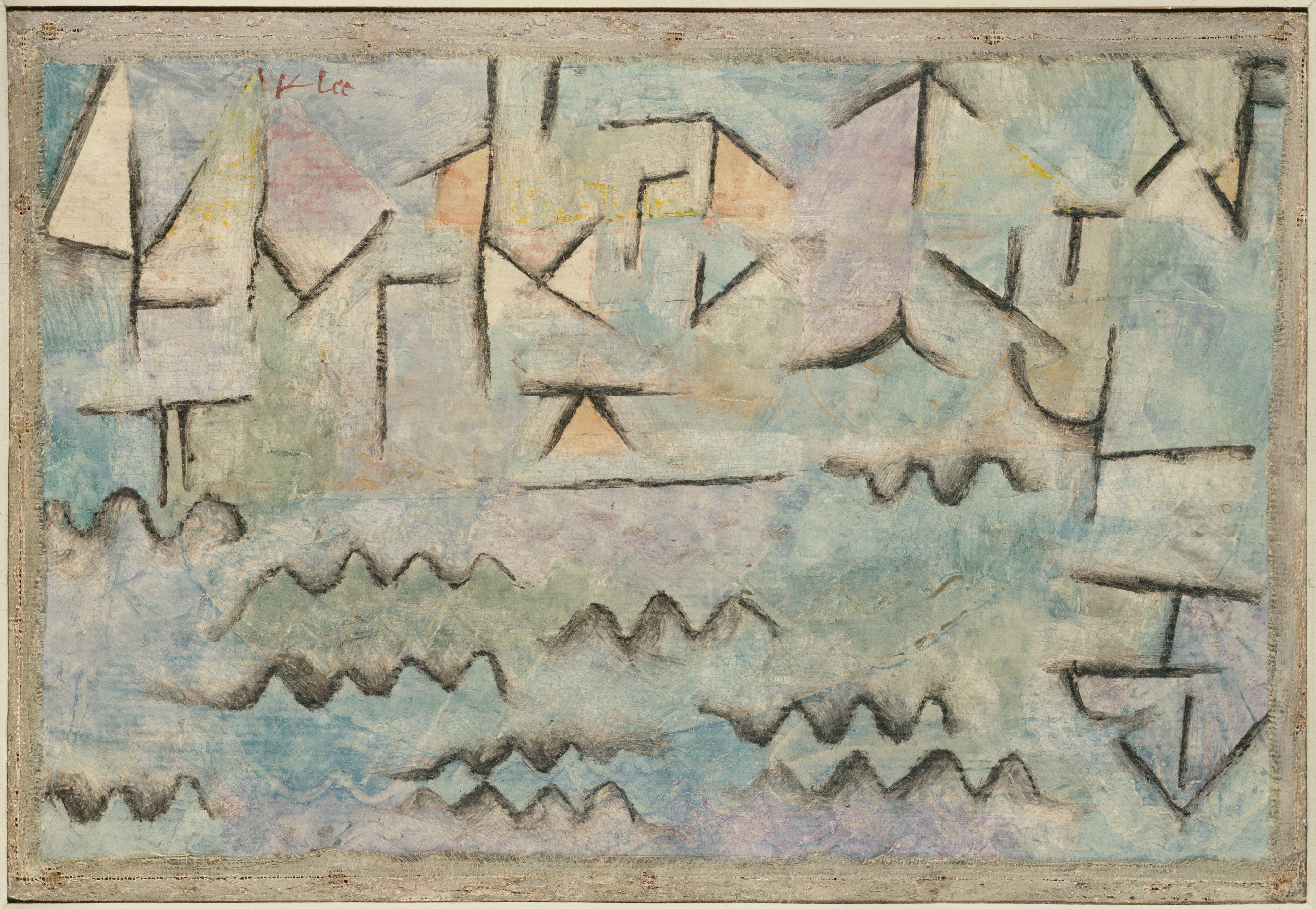 Rhinen i Duisburg - Paul Klee