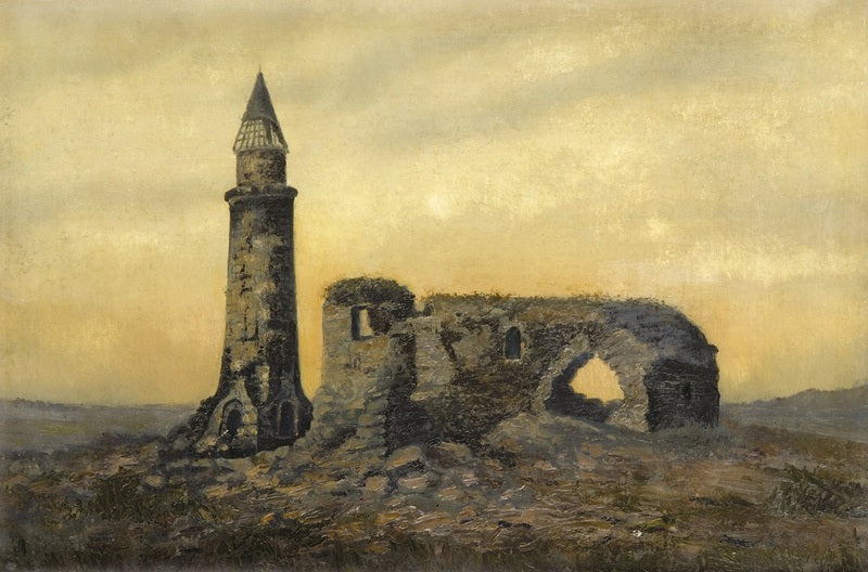 Les ruines du tombeau du Khan et du petit minaret en Bulgarie - Ivan Chichkine