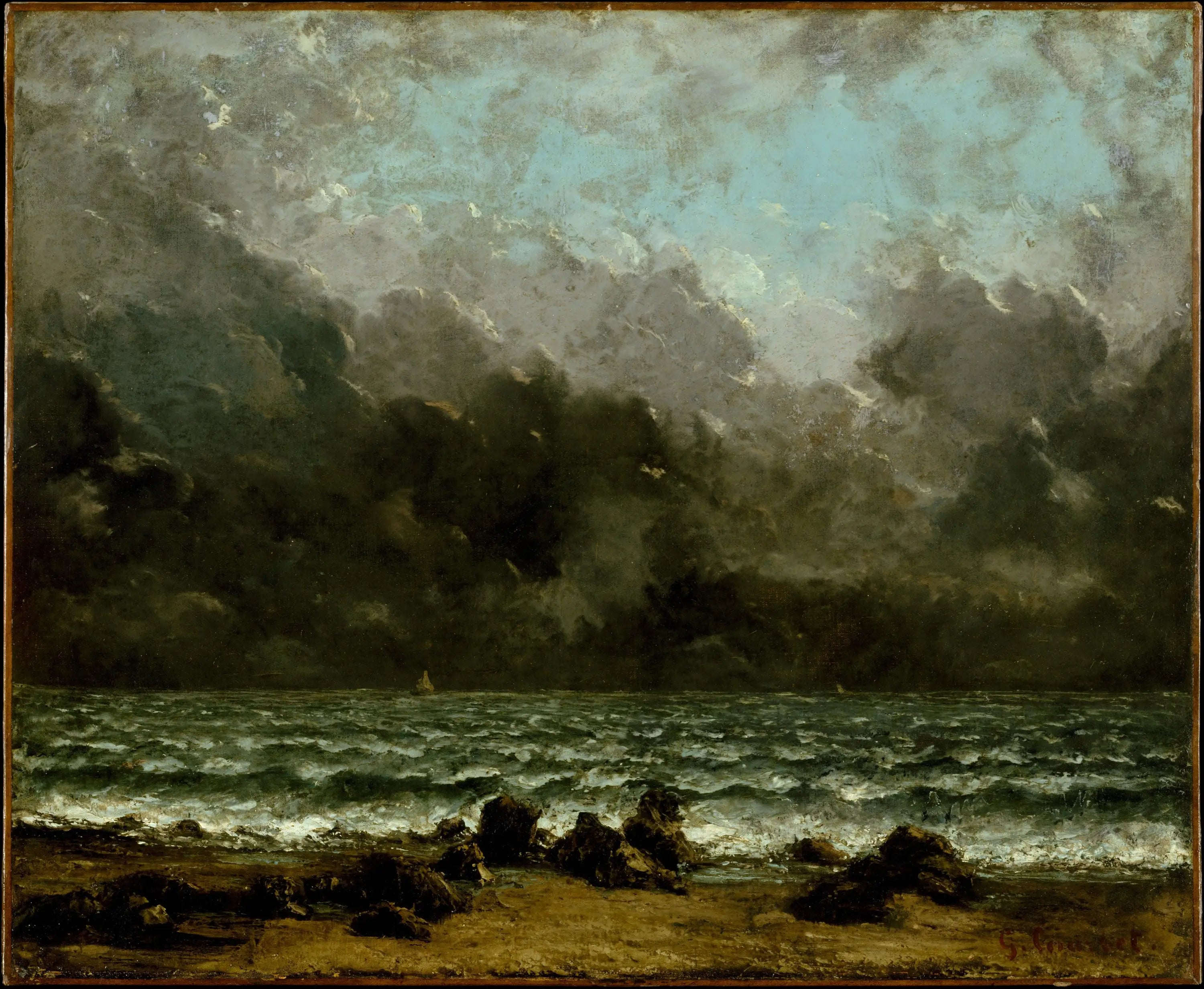 La Mer - Gustave Courbet - Alpha Reproduction