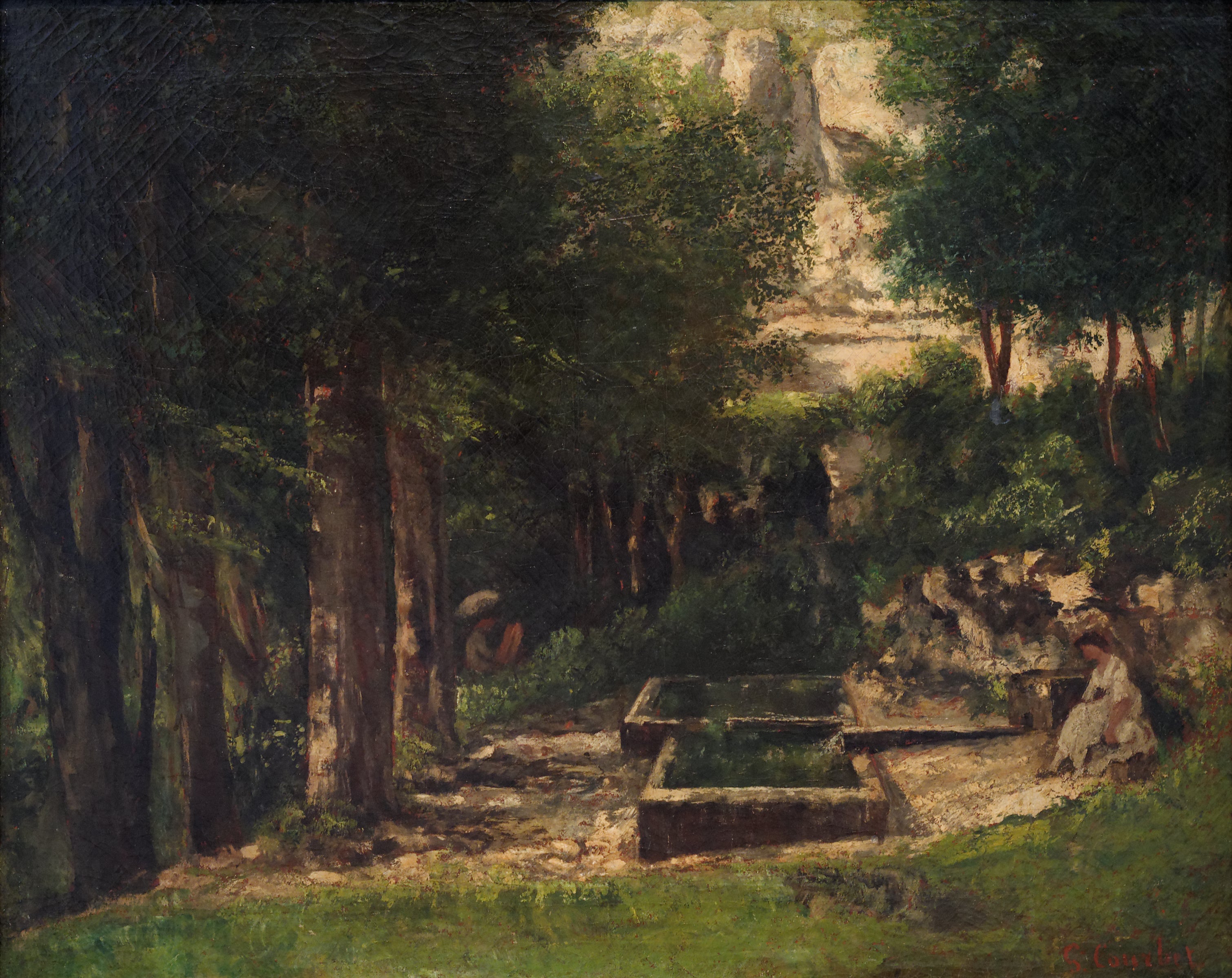 La Source de Léri - Gustave Courbet