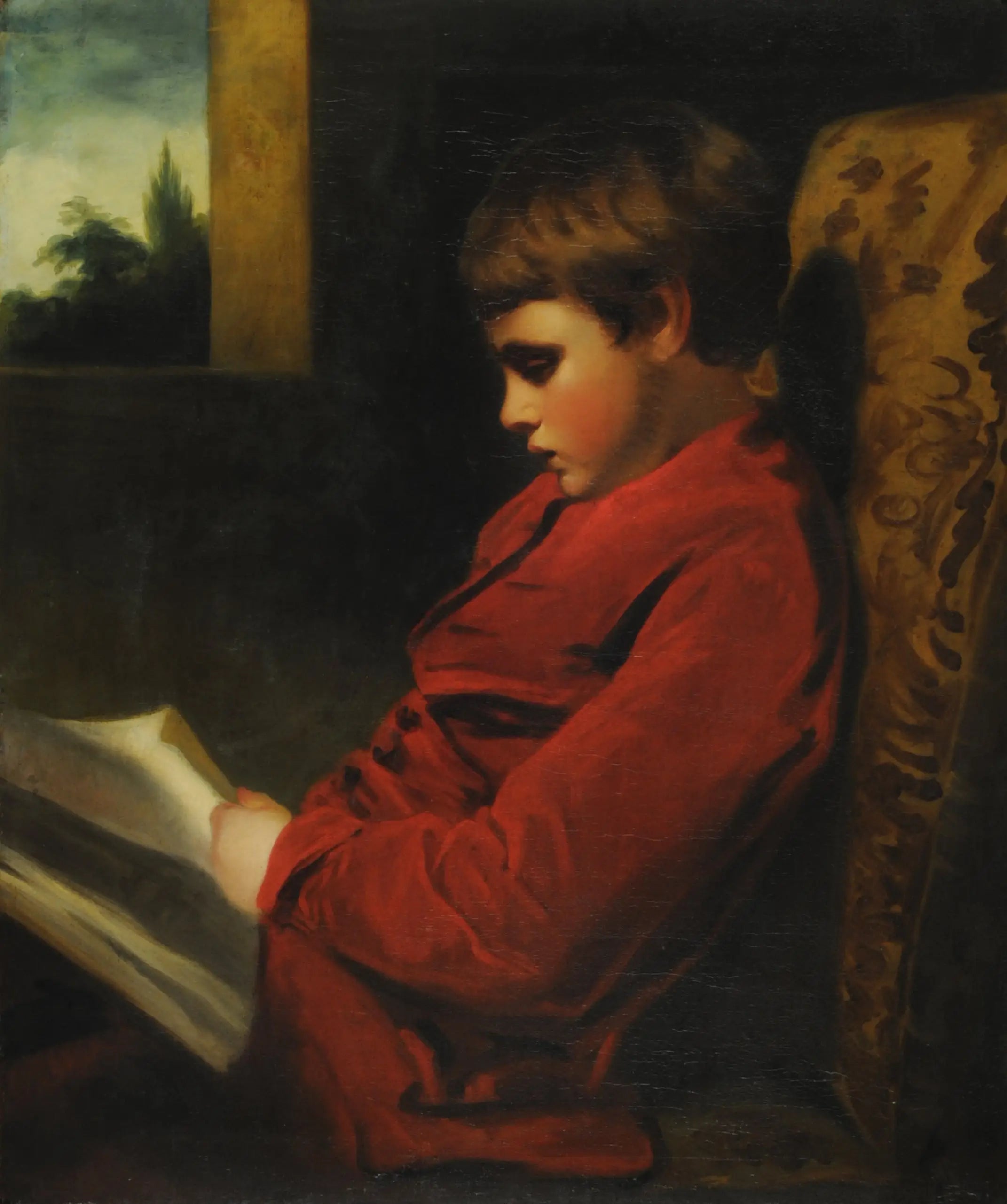 Le garçon qui lit - Joshua Reynolds - Alpha Reproduction